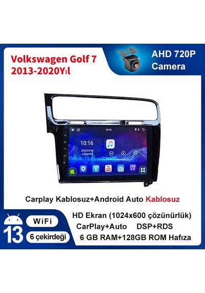 Volkswagen Golf 7 2013-2020 Yıl Multimedya 6-128 Gb Navigasyon