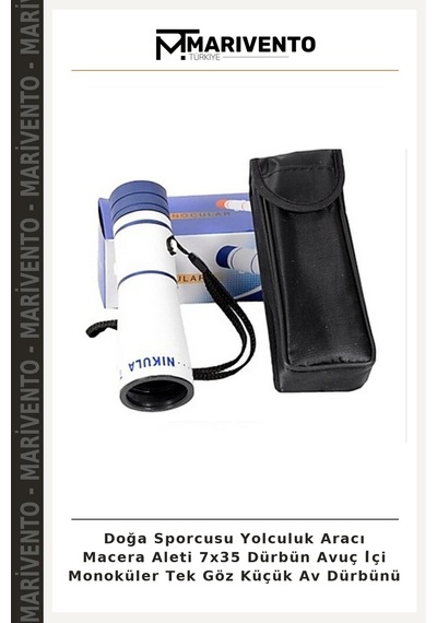 Doğa Sporcusu Yolculuk Aracı Macera Aleti 7x35 Dürbün Avuç I Çi Monoküler Tek Göz Küçük Av Dürbünü