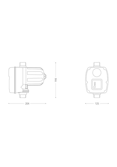 Italtecnica Brio Tank - 0,4 Litre Tanklı 2 Hp Oto. Basınç Kontrol Cihazı - İtalyan