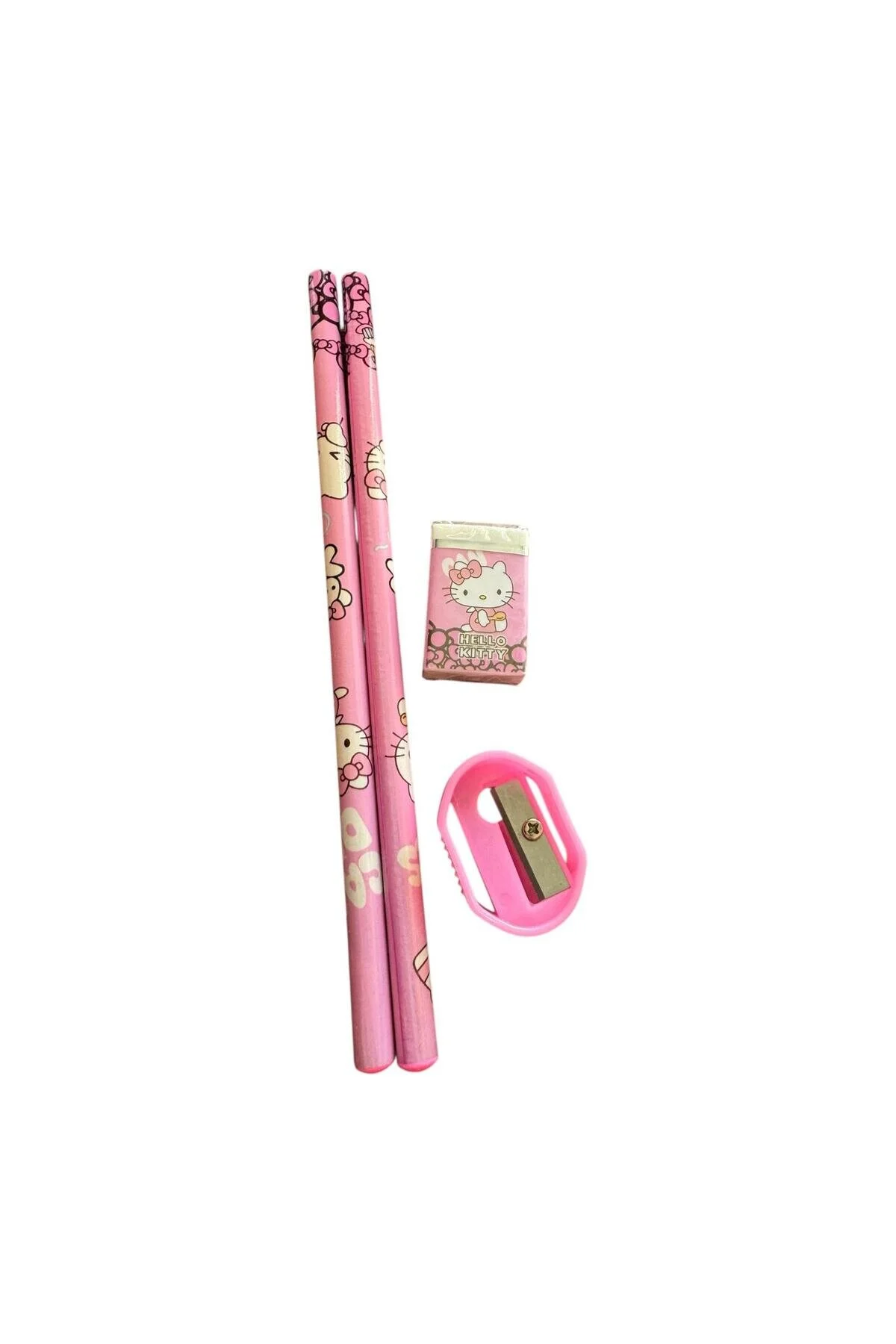 Hello Kitty Veya Kuromi Kalemlik Seti Renkli Kırtasiye Seti Pembe Veya Mor 1 Adet Gönderilir Çok Renkli