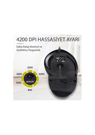 Delux M618gx Ergonomik Dikey 6 Tuşlu Kablosuz Optik Mouse