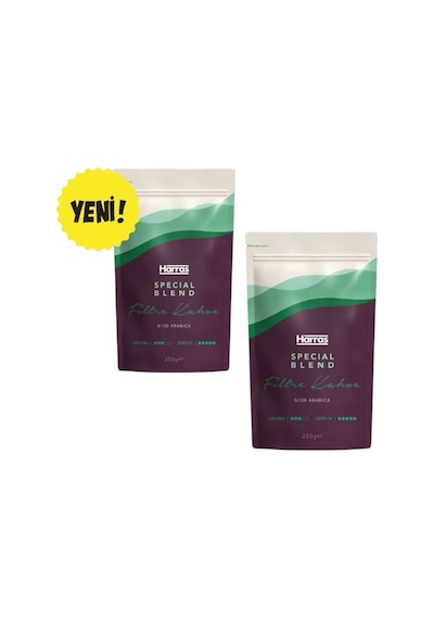 Special Blend Filtre Kahve %100 Arabica Brazil & Colombia Harmanı 250 Gr 2 Adet Toplam 500 Gr