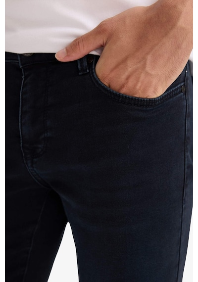 Defacto Pedro Slim Fit Dar Kalıp Normal Bel Dar Paça Jean Pantolon G3229ax25aunm83 İndigo-nm83
