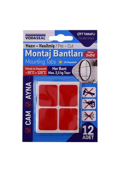 25x30 12 Li Çift Taraflı Silikon Bant Diğer