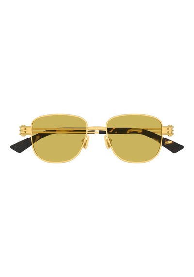 Bottega Veneta 1380s 002 51 Unisex Güneş Gözlüğü Altın