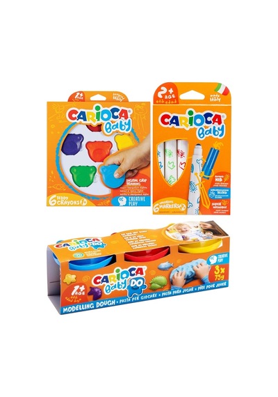 Carioca Baby Teddy Mum Boya Oyun Hamuru Ve Keçeli Kalem Boya Seti