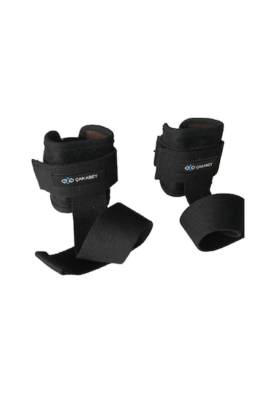 Lifting Straps Siyah Ağırlık Kaldırma Straps Pro Bilek Destekli 1 Çift Bar Kaldırma Kayışı