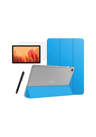 Samsung Galaxy Tab S6 Lite Sm P610 P616 P617 Smart Kapak Tablet Kılıfı + Ekran Koruyucu + Kalem Arka Kapak