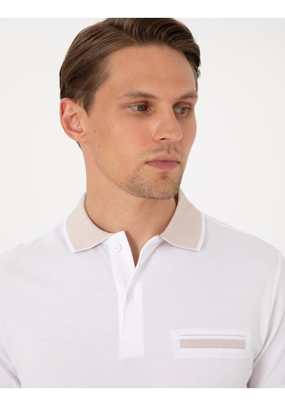Pierre Cardin Erkek Beyaz Tişört 50307562-vr013 Beyaz