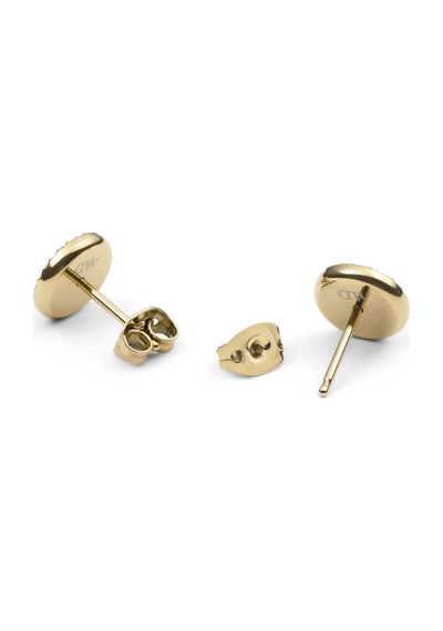 Audrey Earrings Red Agathe Gold Gold