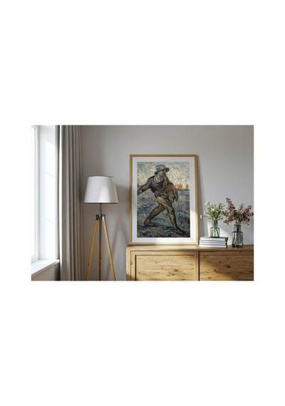 Van Gogh Van Gogh Tohum Eken Adam Millet Uyarlaması Çerçevesiz Poster 21x30 Cm A4 Tablo Van Gogh