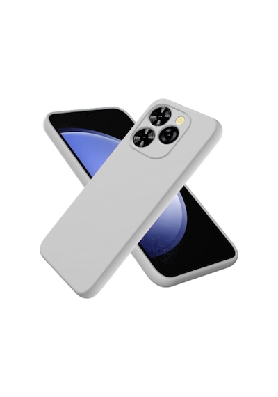 General Mobile Gm Era 30 Uyumlu Silikon Kılıf - Kamera Korumalı Esnek Kapak - Gri