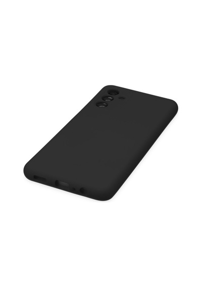 Galaxy A04s Kılıf Nano İçi Kadife Silikon - Siyah Bz8683140438289