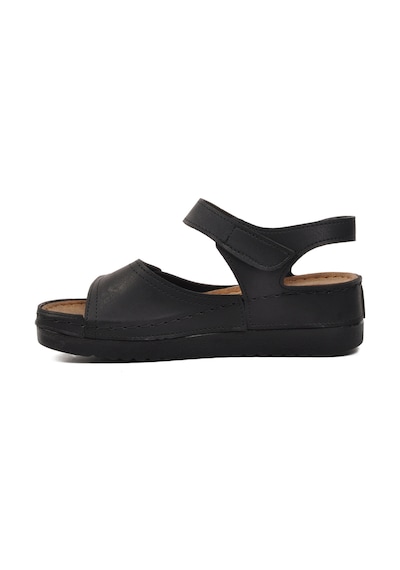 Ayakmod 07-109rr Siyah Kadın Sandalet 001