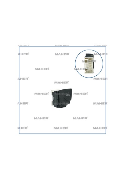 Fiat Ducato / Peugeot Boxer / Citroen Jumper Cam Açma Düğmesi Sol Tekli