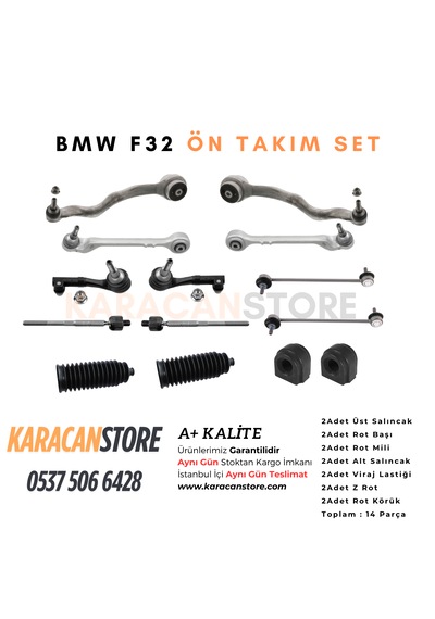 Bmw 4 Serisi F32 Kasa Ön Salıncak Takım Seti -