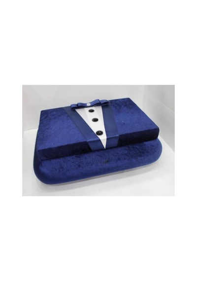 Damat Sandığı - Damatlık Figürlü Smokin Sandık - Tıraş Kutusu Kod 91424 Çok Renkli