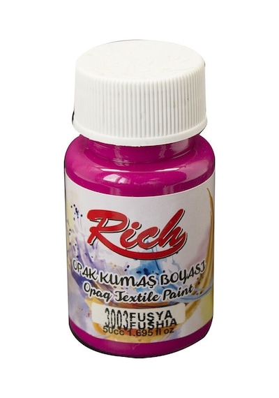 Rıch Akrilik Kumaş Boyası 01715 Fuşya 50 CC