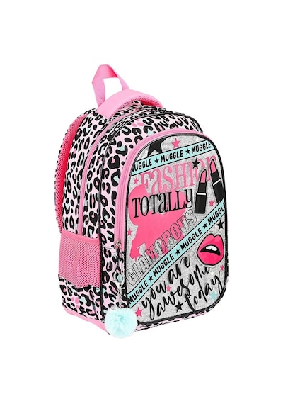 Muggle Mu-9074 Pink And Pink Koleksiyonu İlkokul Çantası Pembe