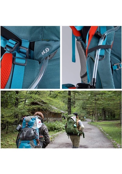 Naturehike 65+5 Lt Trekking Sırt Çantası Yeşil
