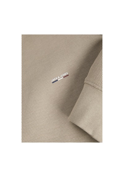 Jack & Jones Jprblualves Structure Sweat Crewneck Kahverengi