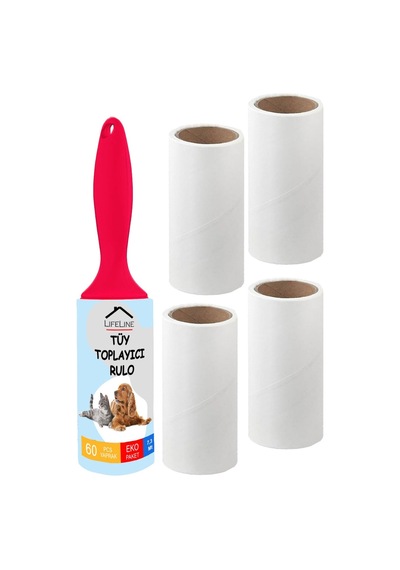Life Line Tüy Toplayıcı Rulo + 4 Adet Yedek Rulo