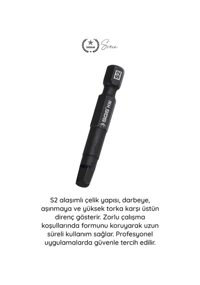 Allen 4 Mm Allen Bits Uç 5 Cm S2 Çelik Profesyonel Alyan Tornavida Ucu Manyetik Altıgen Vida Sökme