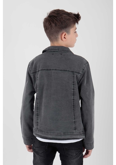 Ahengim Erkek Çocuk Jean Ceket Günlük Modaya Uygun Ak22145123 001