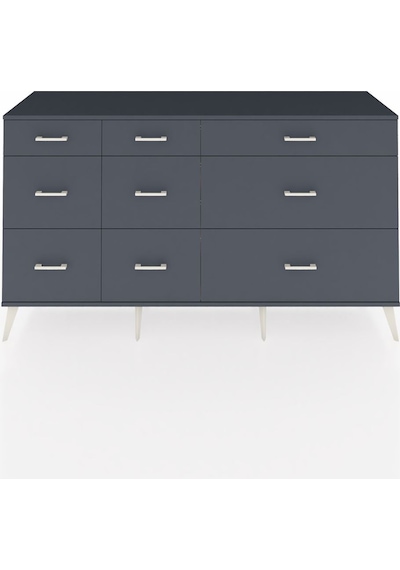 Kronos Konsol 9 Çekmeceli 176x59x99 Çam-antrasit Çam-antrasit