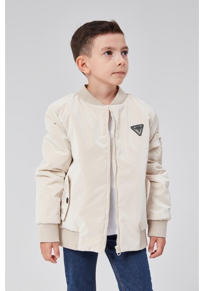 Erkek Çocuk Bomber Ceket 51319 Bej