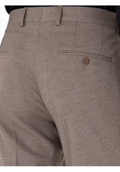 Cacharel Vizon Slim Fit Kumaş Pantolon Kahverengi