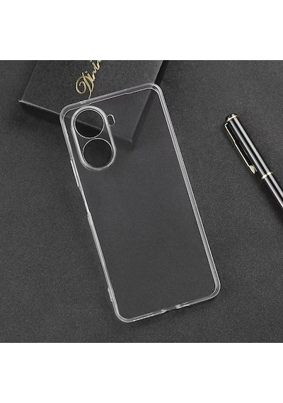 Huawei Nova 10 Se İle Uyumlu Kılıf Şeffaf Kamera Korumalı Esnek Silikon Telefon Kılıfı Kapak