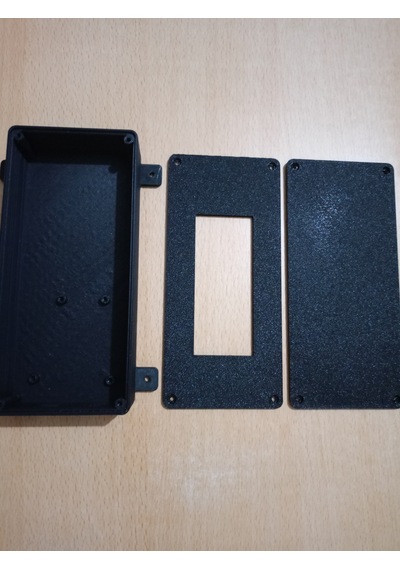 Arduino Mega Plastik Proje Kutusu 3 Renk Mavi Siyah Beyaz 175 80 35 Mm Çift Kapaklı