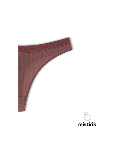 Paulo Model Fitilli Tanga Slip Iz Belli Etmez Külot Mürdüm Renk Mürdüm