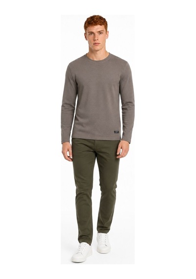 Loft Regular Fit Erkek Tshirt U.kol Lf2044268 Q1.v1 Vizon