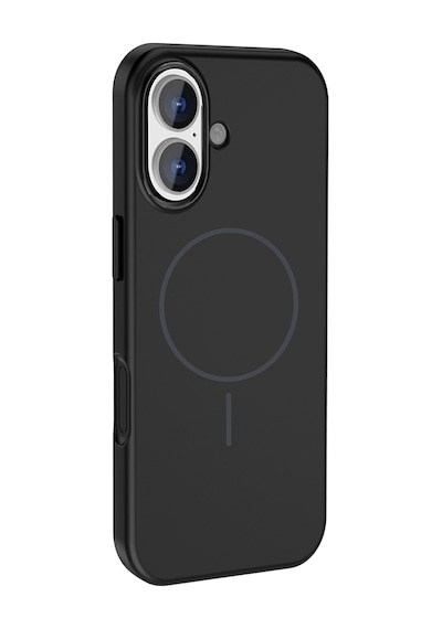 Apple Uyumlu iPhone 17 Kılıf M-safe Şarj Özellikli Metal Kamera Çerçeveli Zore Edi Silikon Kapak - Mor Mor