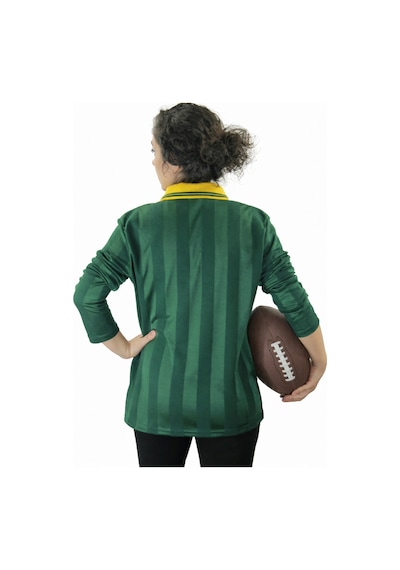 Urbantrendstore Rugby Tasarımlı Günlük Rahat Kullanım Casual Tişört Yeşil Uzun Kol Urbantrendstore Rugby Tasarımlı Günlük Rahat Kullanım Casual Tişört Yeşil Uzun Kol