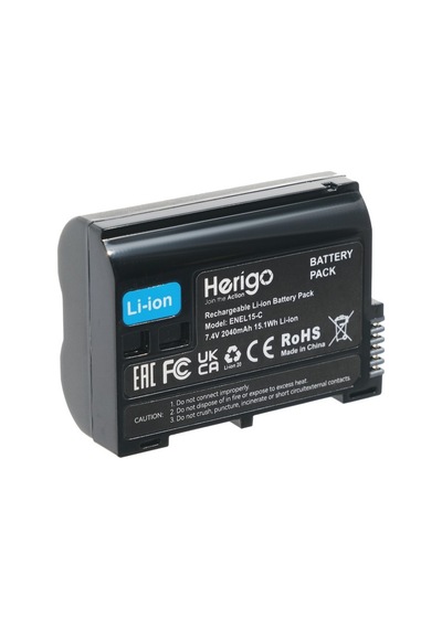 Herigo En-el15-c 2040mah Type-c Şarjlı Batarya En-el15 Uyumlu
