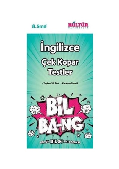 8. Sınıf İngilizce Yaprak Test Bil Bang - Kültür Yayıncılık