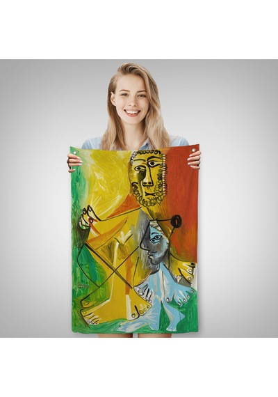 Pablo Picasso - Adam Ve Çocuk Duvar Örtüsü - Homme Et Enfant-7328