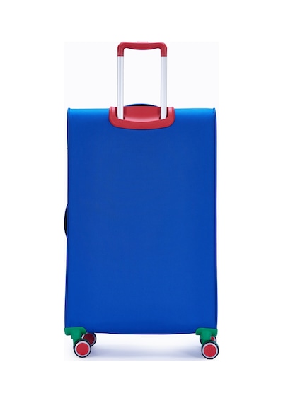 Benetton Büyük Boy Kumaş Valiz Saks Mavi Bnt2800
