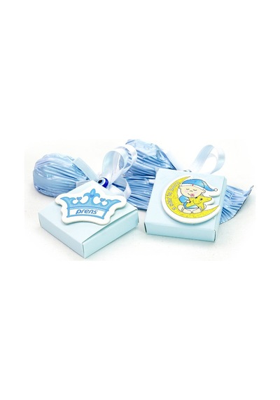 Erkek Bebek Çikolatası Dökme Kutusuz Dekorlu Stickerlı 50 Adet