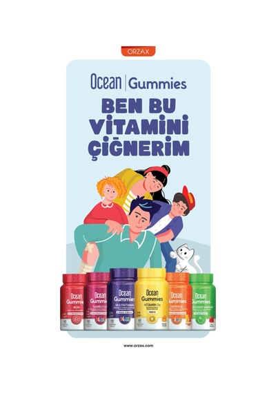 Ocean Gummies Sambucus 60 Adet Çiğnenebilir Jel Form
