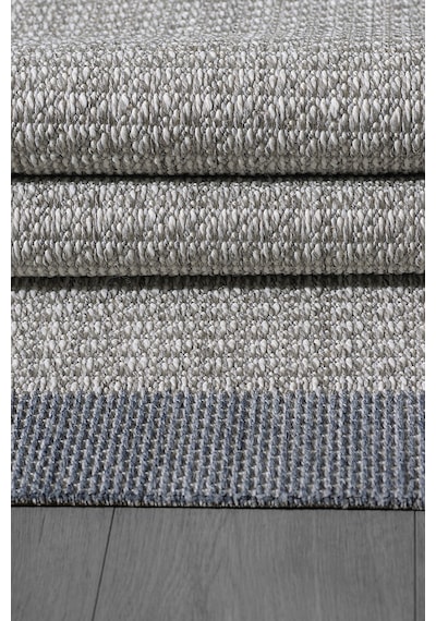 Konfor Sisalux 3092 Gri Jüt Tabanlı Modern Dokuma Kilim Sisal Hasır Halı Gri