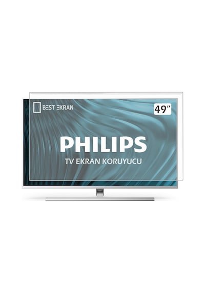 Best Ekran Philips Uyumlu 49PUS6262 TV Ekran Koruyucu - 49" 123 CM TV Ekran Koruyucu