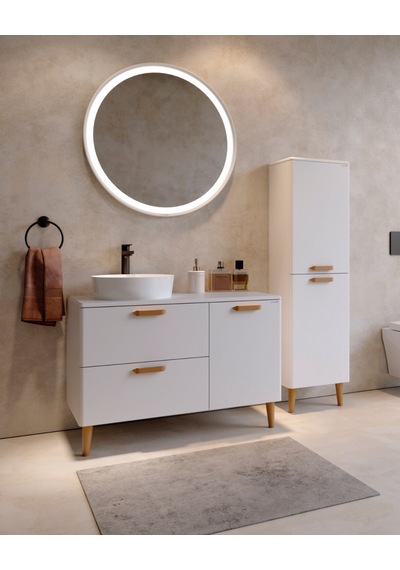 Creavit Patara Lavabo Dolabı 100cm Mat Beyaz Mat Beyaz Creavit Patara Lavabo Dolabı 100cm Mat Beyaz Mat Beyaz