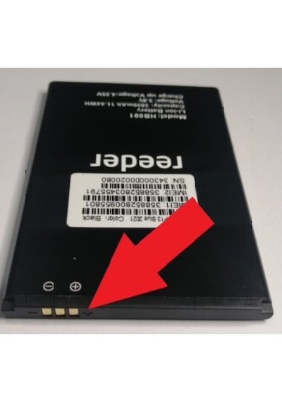 Reeder P13 Blue Max L 2021 Batarya Pil 3800 mAh