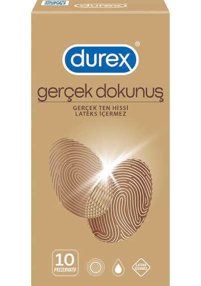 Durex Gerçek Dokunuş Prezervatif 10'lu 2 Adet