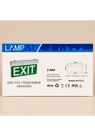 Lampist Ledli Acil Yönlendirme Armatürü