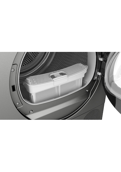 Bosch Serie 6 WQJ2520RTR 10 KG Isı Pompalı Çamaşır Kurutma Makinesi Antrasit